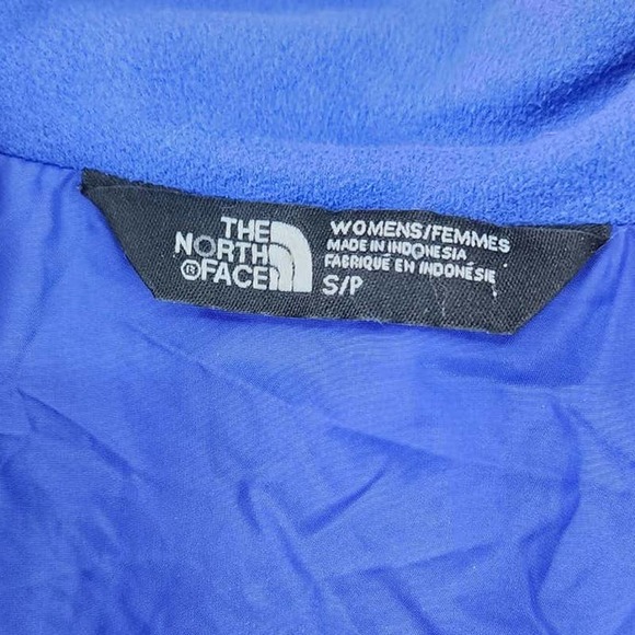 Womens The North Face Blue Jacket Small Puffer Style - Picture 6 of 7